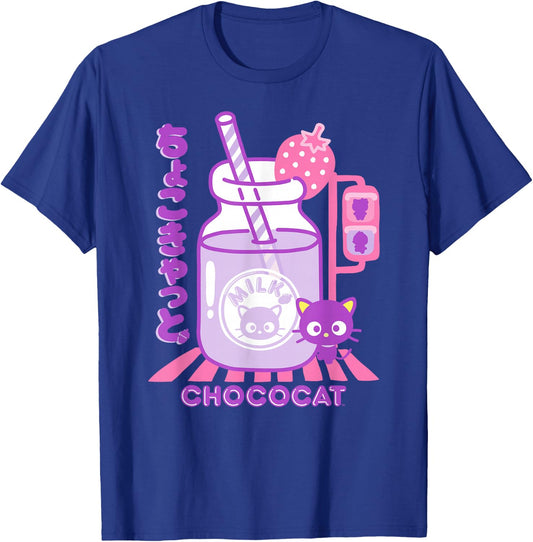 Chococat Strawberry Milk T-Shirt - T-Shirt | Royal