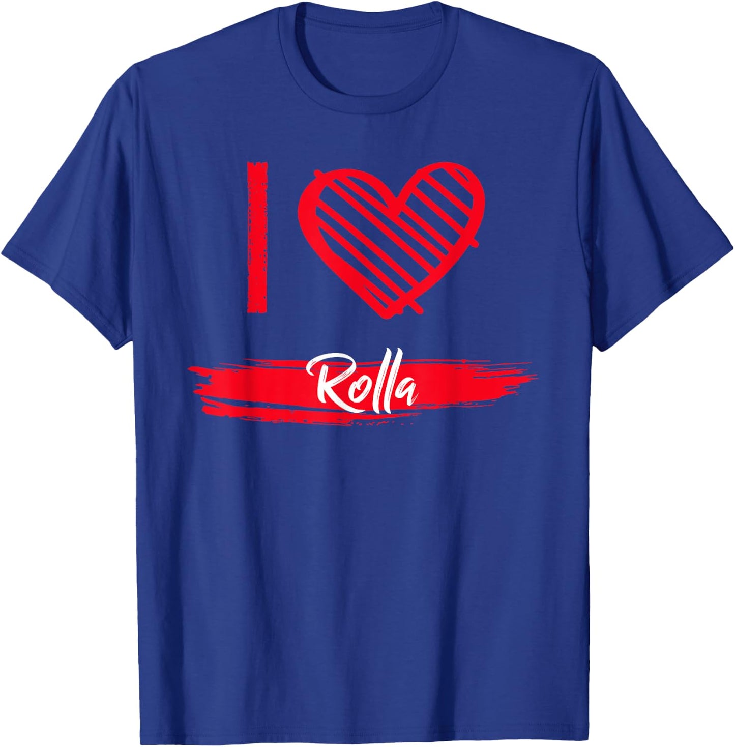 I Love Rolla I Heart Rolla T-Shirt - T-Shirt | Royal