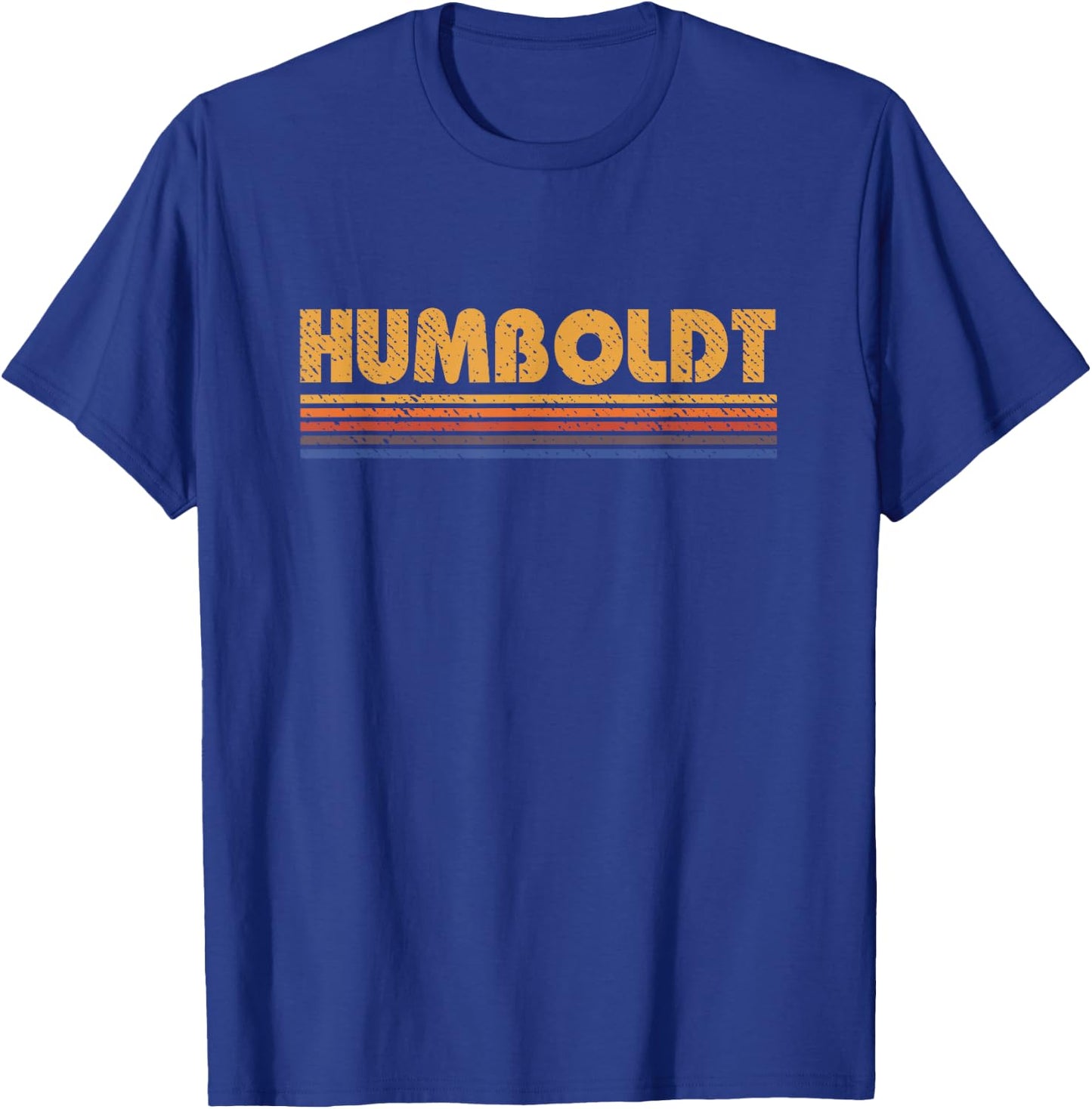 Vintage Humboldt County California Retro T-Shirt - T-Shirt | Royal