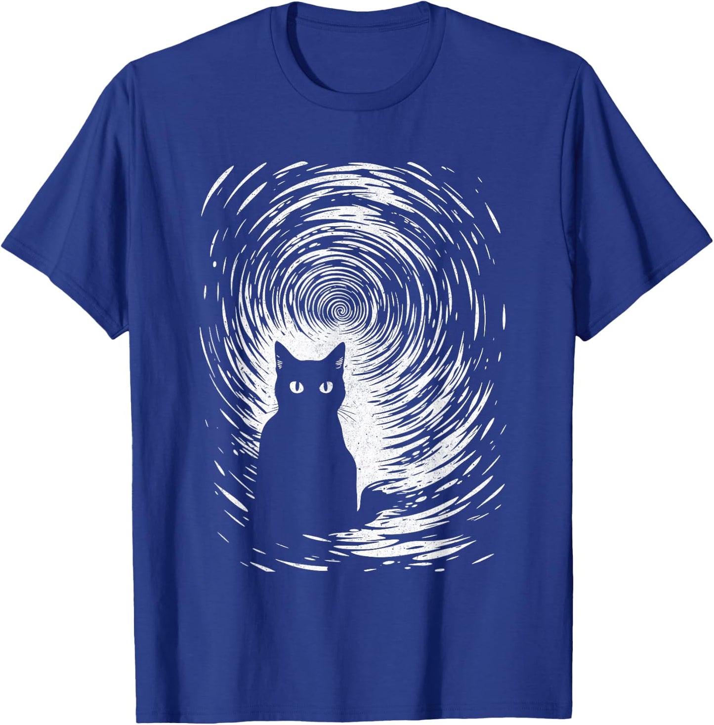 Hypno Cat Horror Halloween Costume Cat Lover Men Women T-Shirt - T-Shirt | Royal