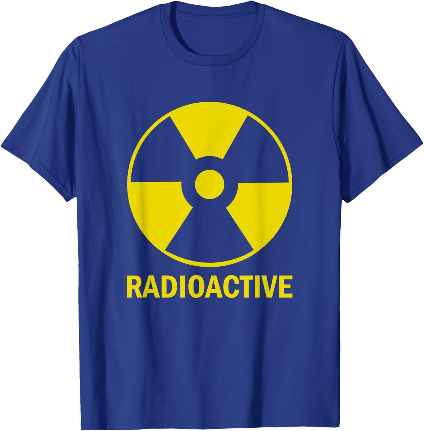 Funny Vintage Nostalgic Radioactive Nuclear War Symbol T-Shirt - T-Shirt | Royal