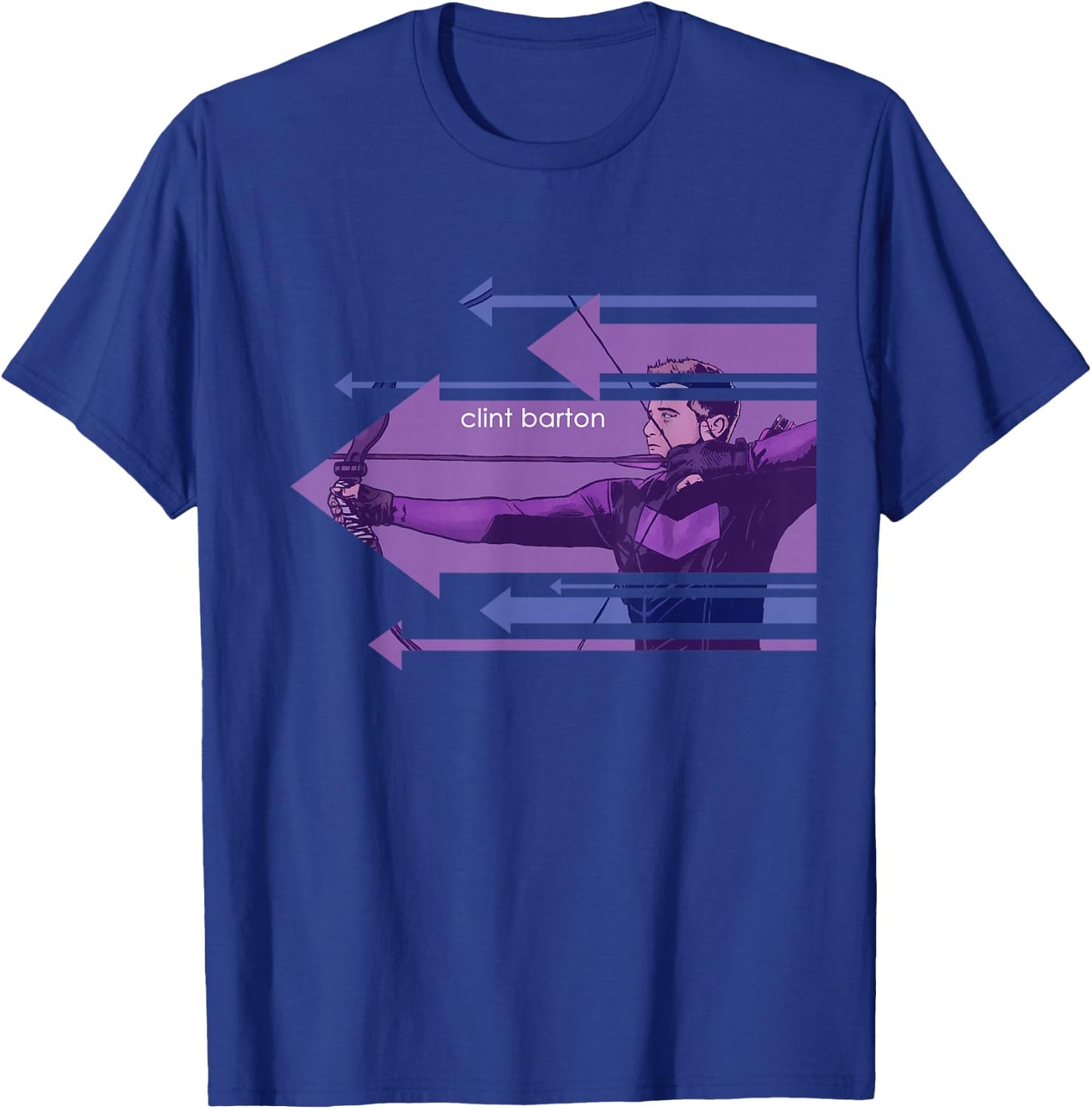 Marvel Hawkeye Clint Barton Arrows T-Shirt - T-Shirt | Royal