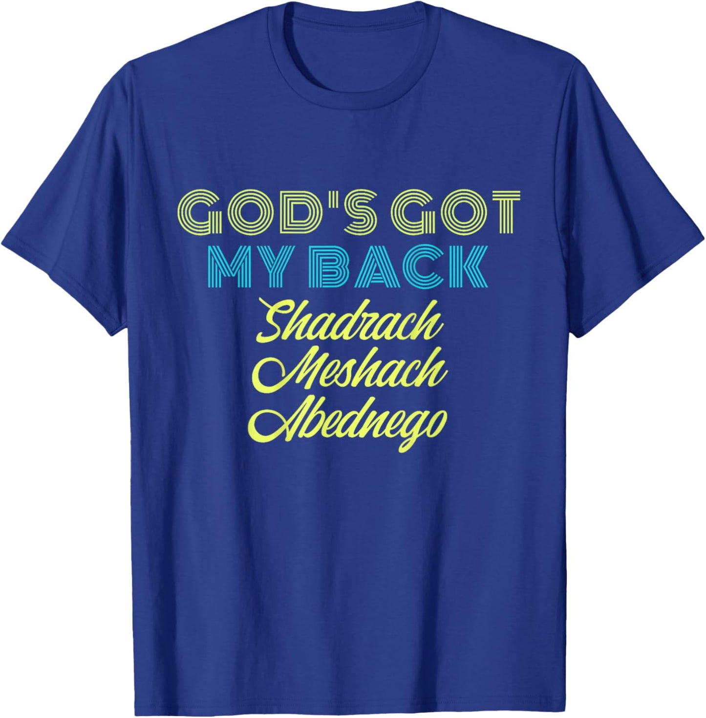God's Got My Back Brandon Lake That's Who I Praise Tour T-Shirt - T-Shirt | Royal