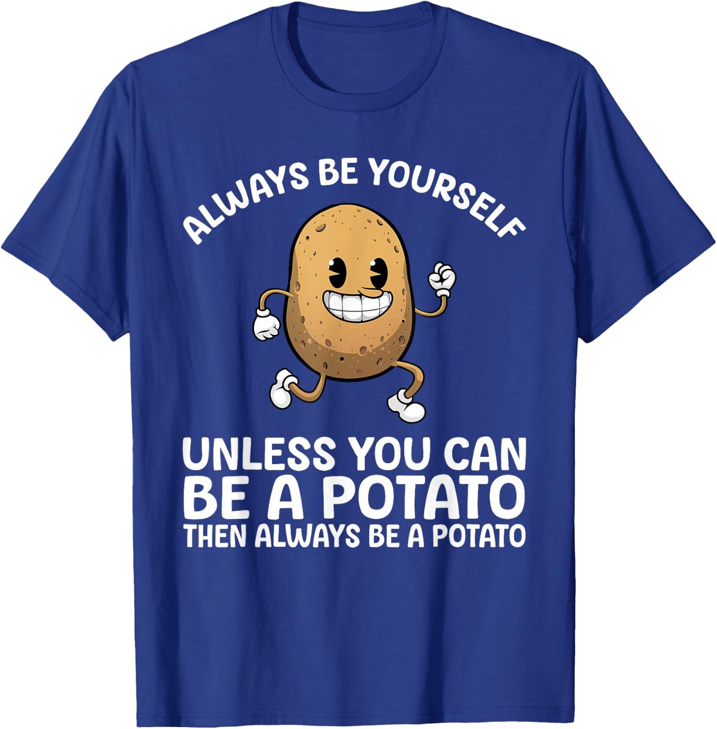 Potato Novelty Women Adult Potato Gag Potato Lovers T-Shirt - T-Shirt | Royal