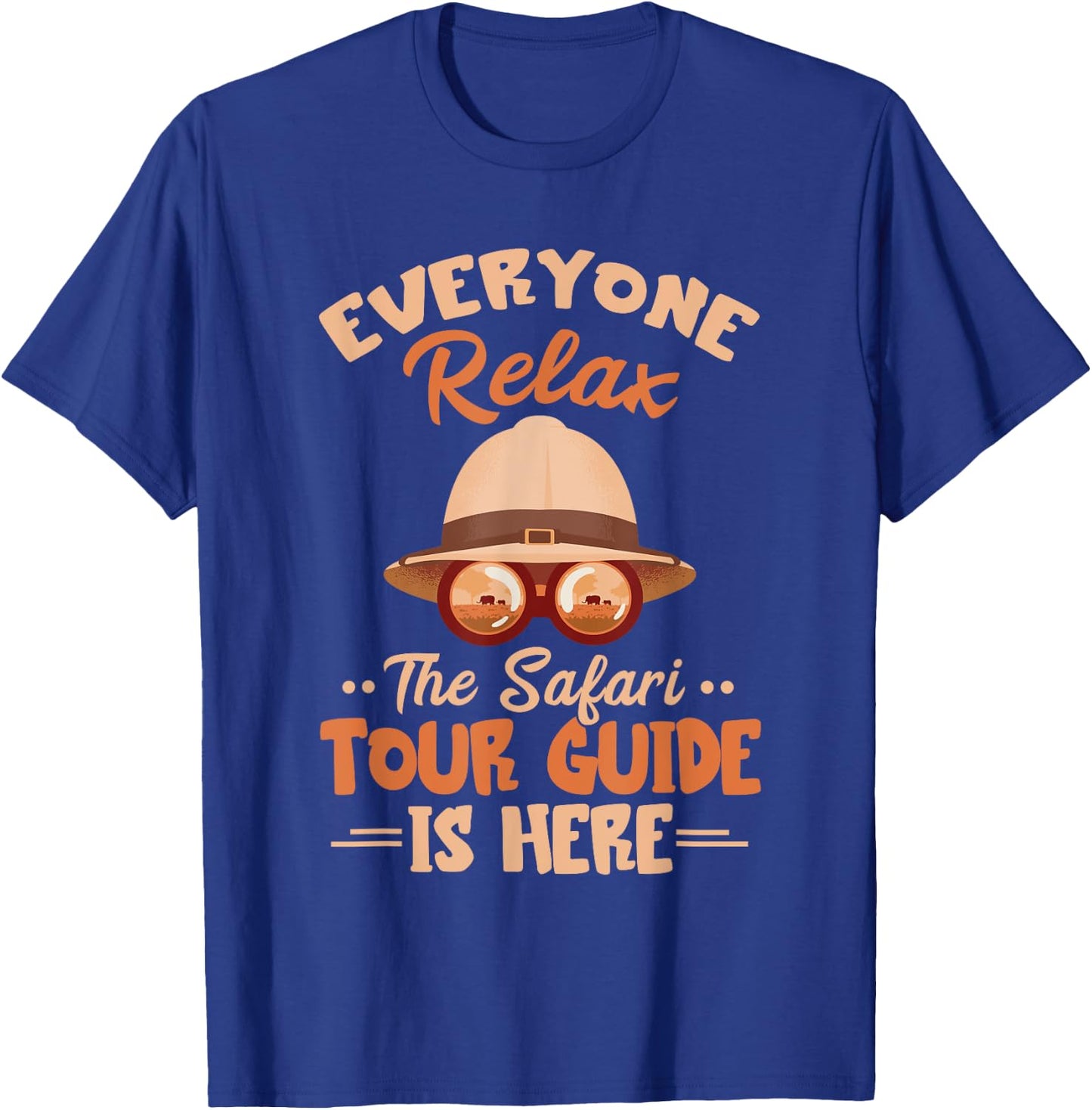 Safari Tour Guide Everyone Relax Safari Tour Guide Costume T-Shirt - T-Shirt | Royal