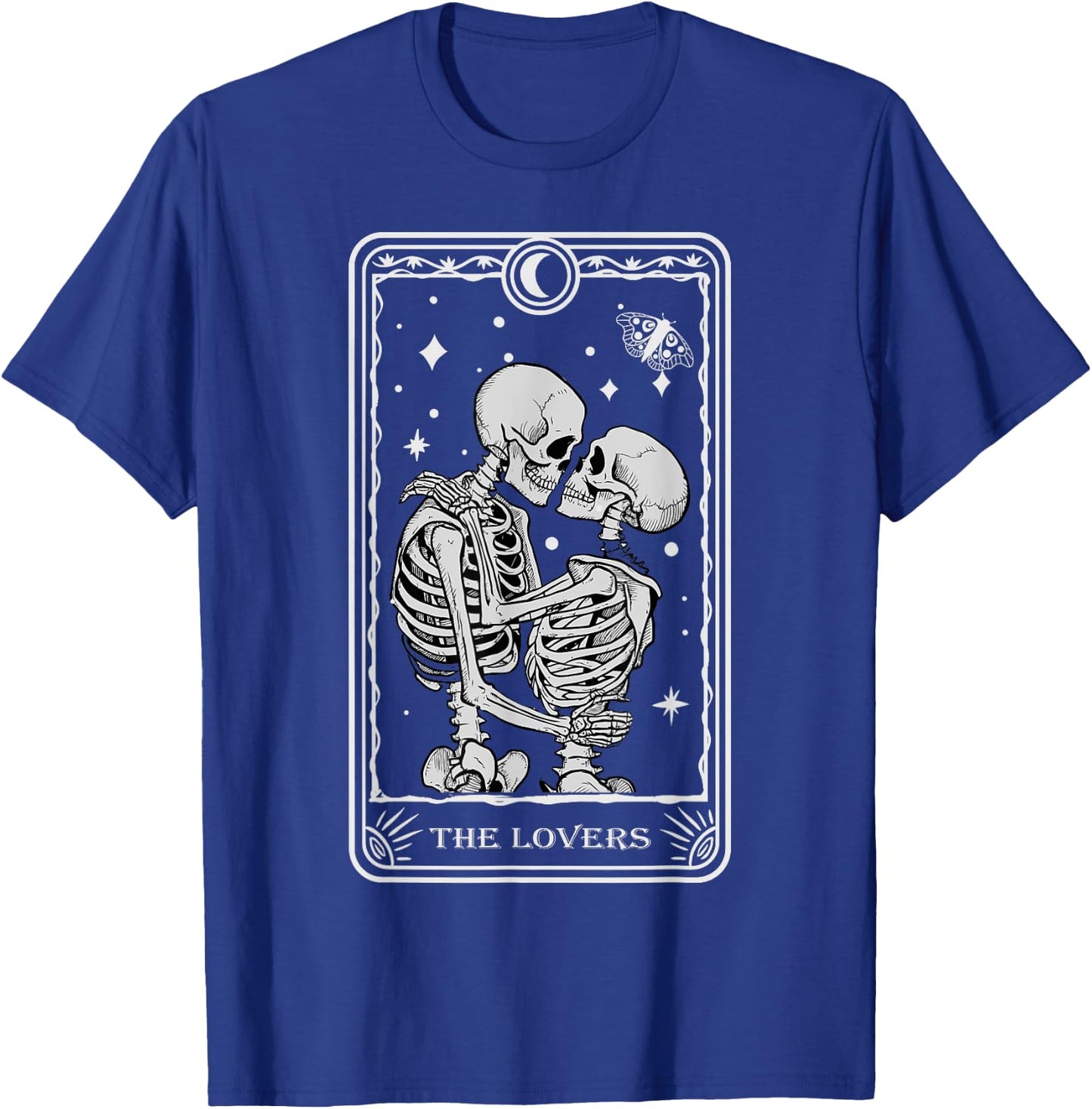 The Lovers Vintage Tarot Card Astrology Goth Halloween Women T-Shirt - T-Shirt | Royal
