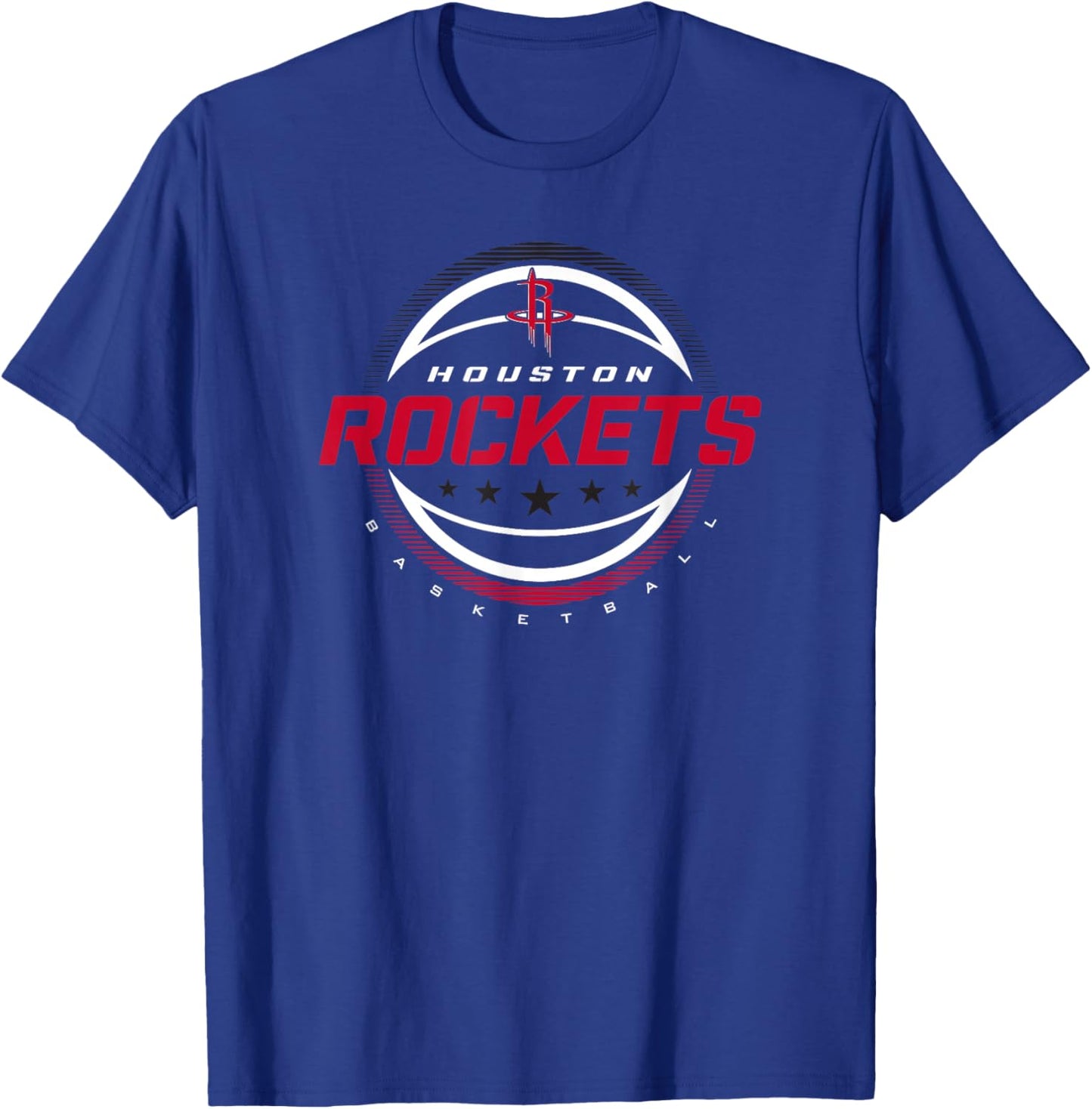 NBA Houston Rockets The Rock T-Shirt - T-Shirt | Royal