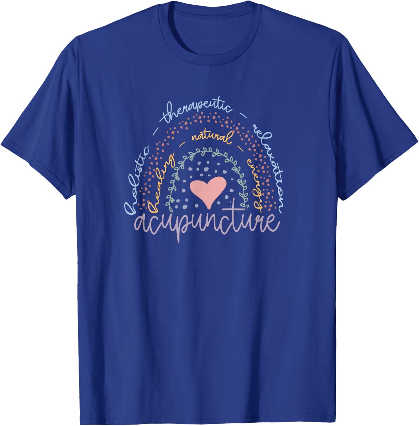 Cute Rainbow Acupuncture T-Shirt - T-Shirt | Royal