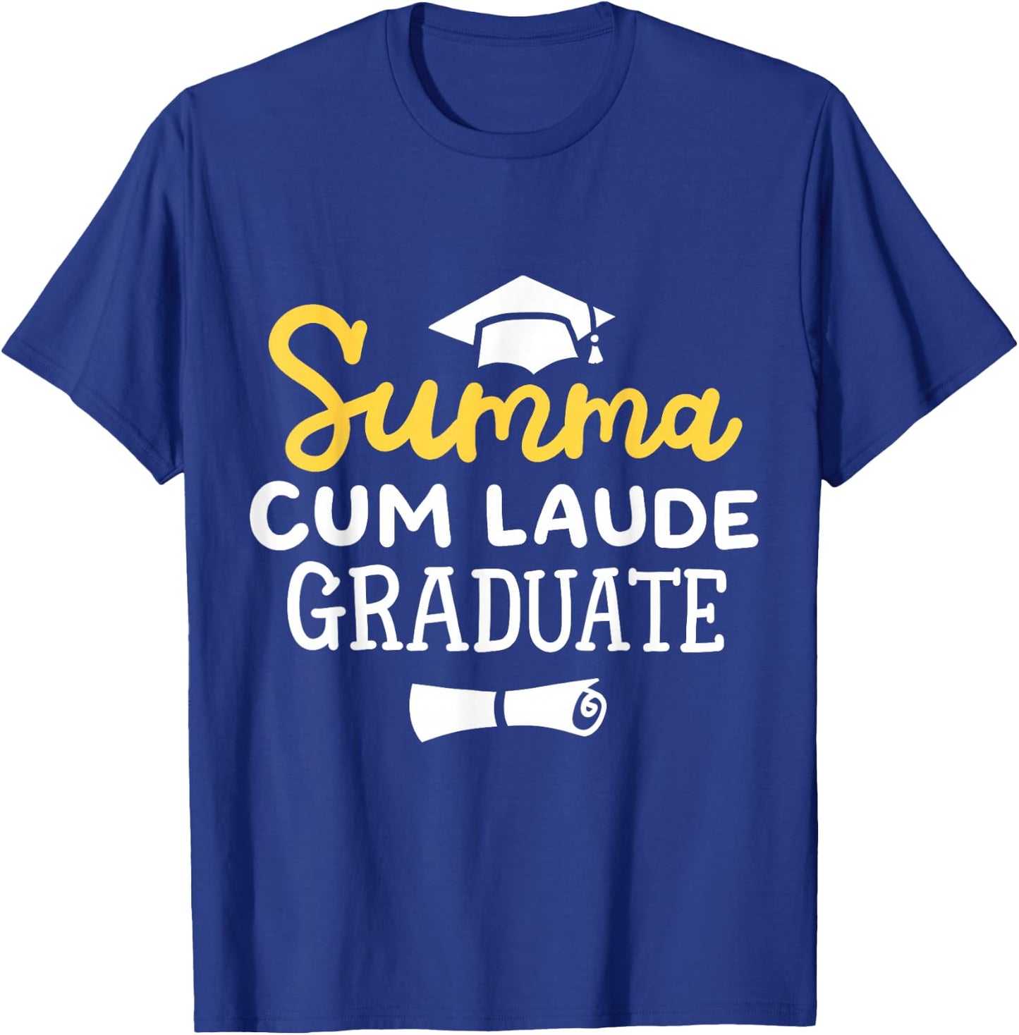 Proud Summa Cum Laude Graduate College Graduation Men Women T-Shirt - T-Shirt | Royal