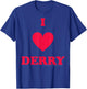 IT: Chapter Two I Love Derry T-Shirt - T-Shirt | Royal