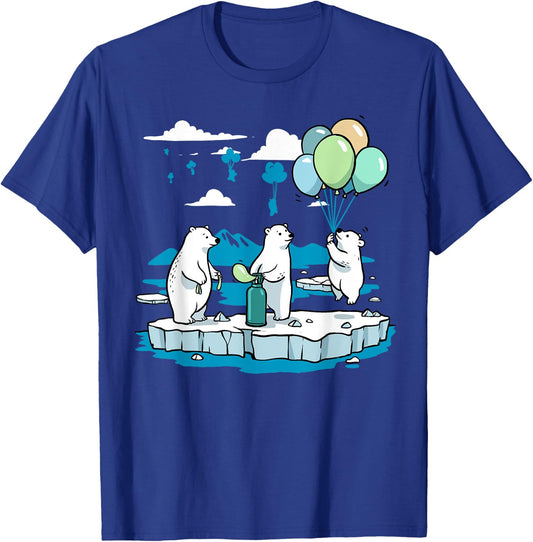 Polar Bear Shirt Save The Polar Bears Funny Polar Rescue T-Shirt - T-Shirt | Royal