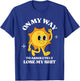 On My Way To Absolutely Lose My Shit Retro Vintage Sarcastic T-Shirt - T-Shirt | Royal