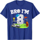Bro I'm 8 Year Old Golf Theme 8th Birthday Golf Golfer T-Shirt - T-Shirt | Royal