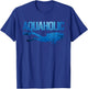 Scuba Diving Diver Aquaholic T-Shirt - T-Shirt | Royal