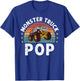 Monster Truck Pop Retro Monster Truck Pop Grandpa T-Shirt - T-Shirt | Royal