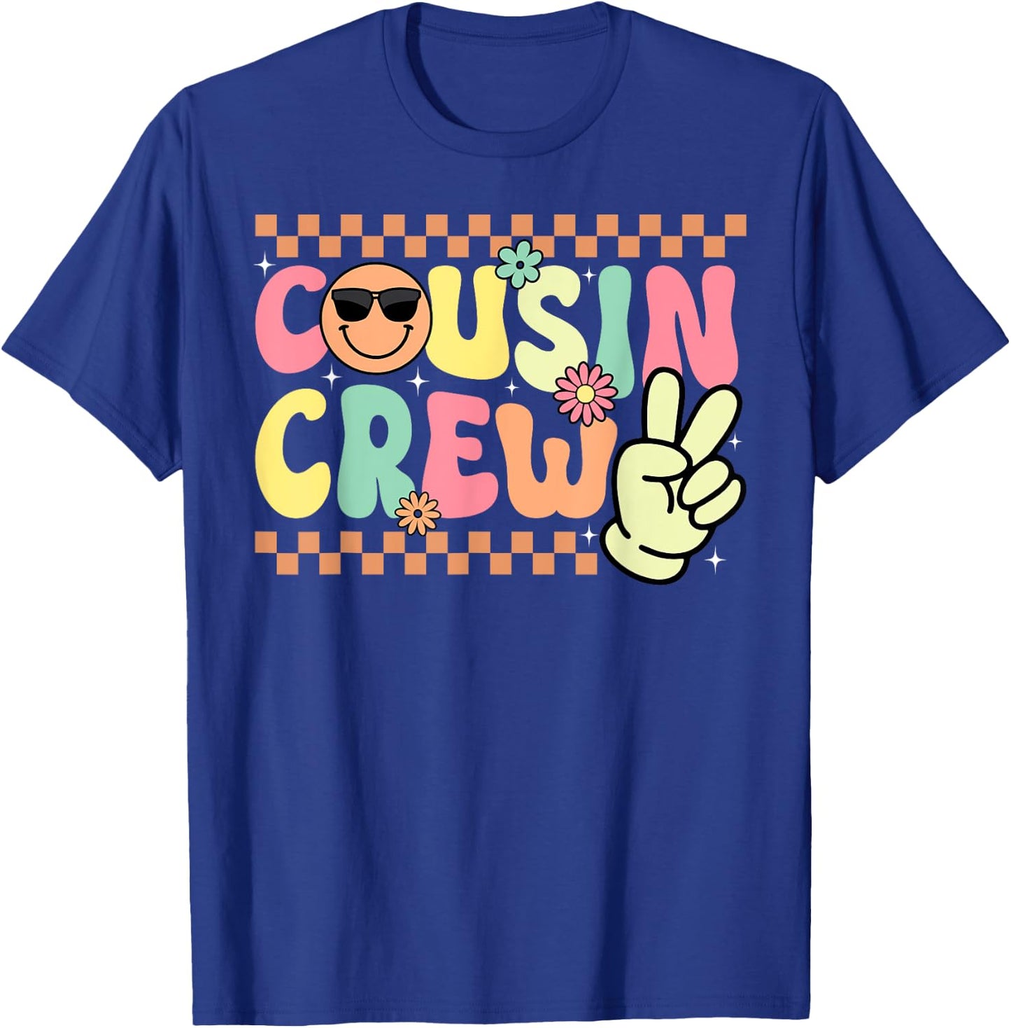 Cousin Crew Pajamas Kids Girls Toddler Matching T-Shirt - T-Shirt | Royal