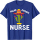 Nacho Average Nurse - Funny Nursing Appreciation Funny RN T-Shirt - T-Shirt | Royal