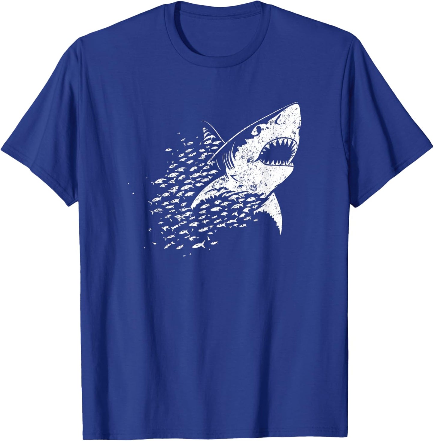 White Shark Lover Marine Biology Animal Science T-Shirt - T-Shirt | Royal