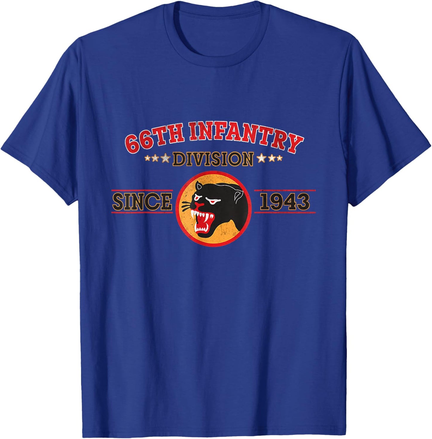 66th Infantry Division Military Retired Veterans Day Papa T-Shirt - T-Shirt | Royal