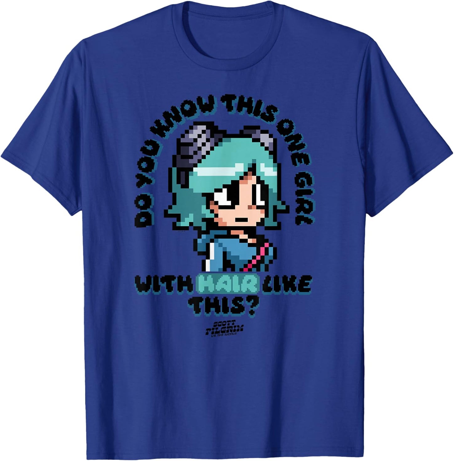 Scott Pilgrim Vs. The World Ramona Flowers T-Shirt - T-Shirt | Royal
