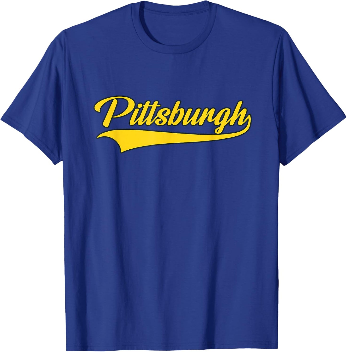 Pittsburgh Pennsylvania - Throwback Design - Classic T-Shirt - T-Shirt | Royal