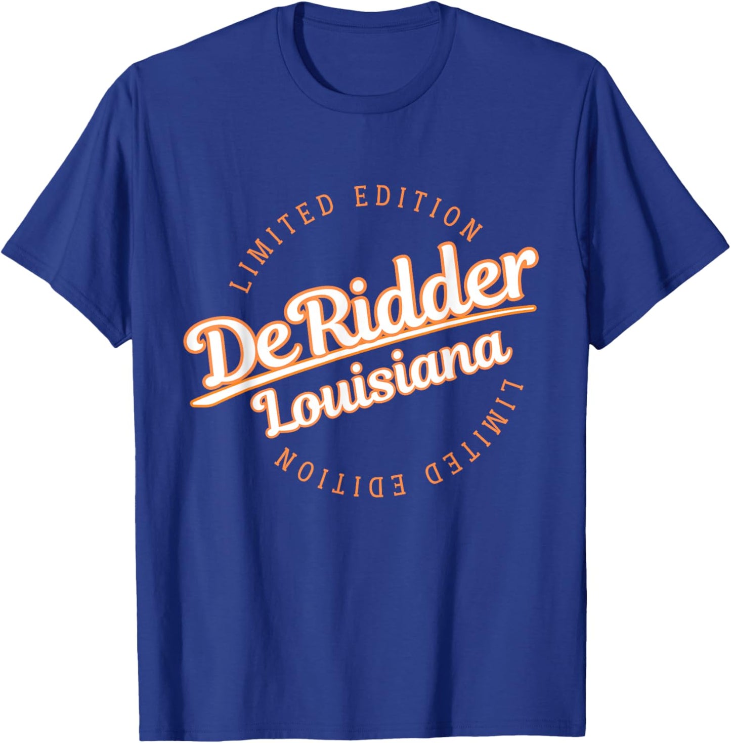 Retro Athletic DeRidder LA Apparel T-Shirt - T-Shirt | Royal