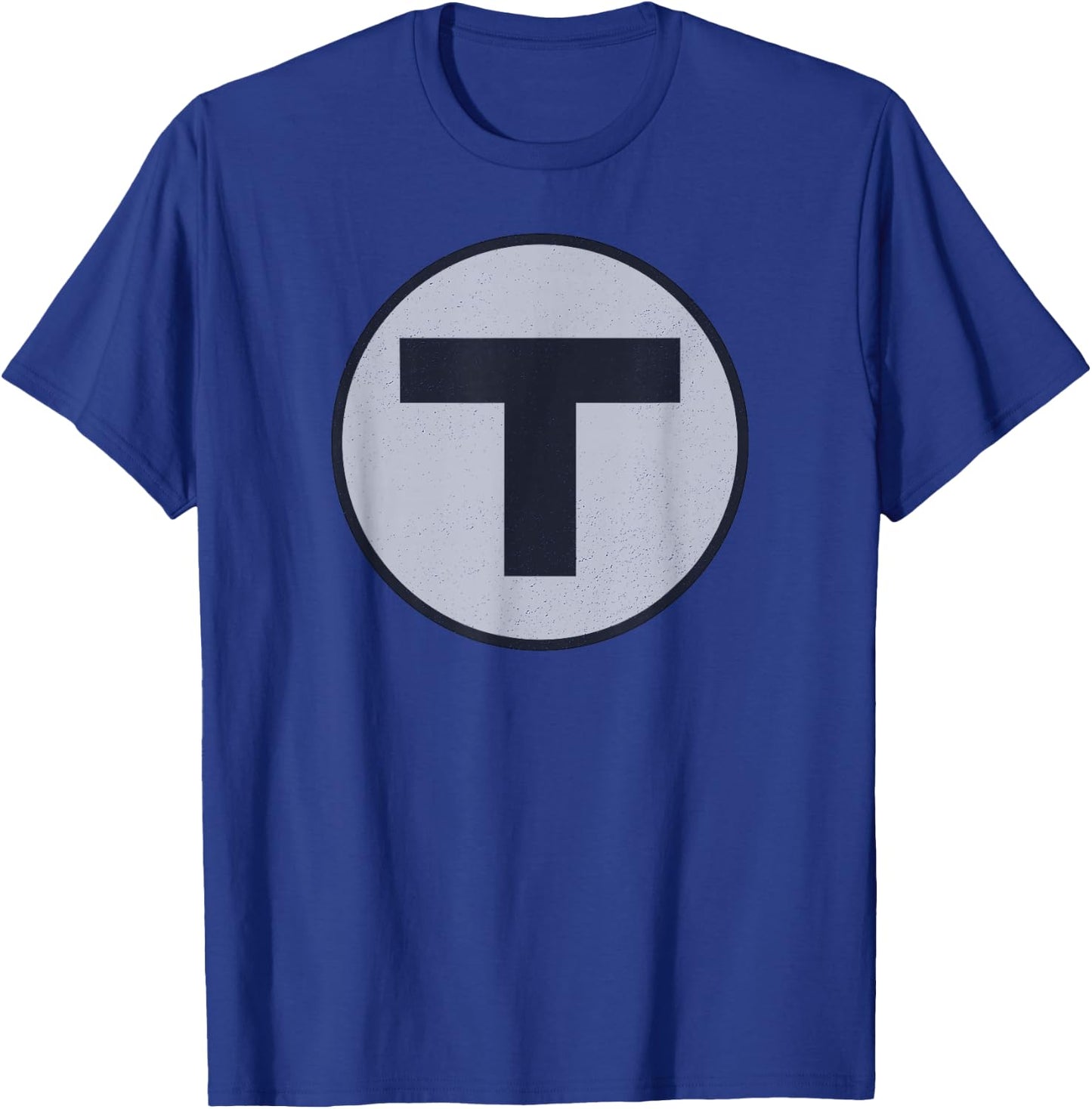 Boston T Vintage MBTA Train T-Shirt - T-Shirt | Royal