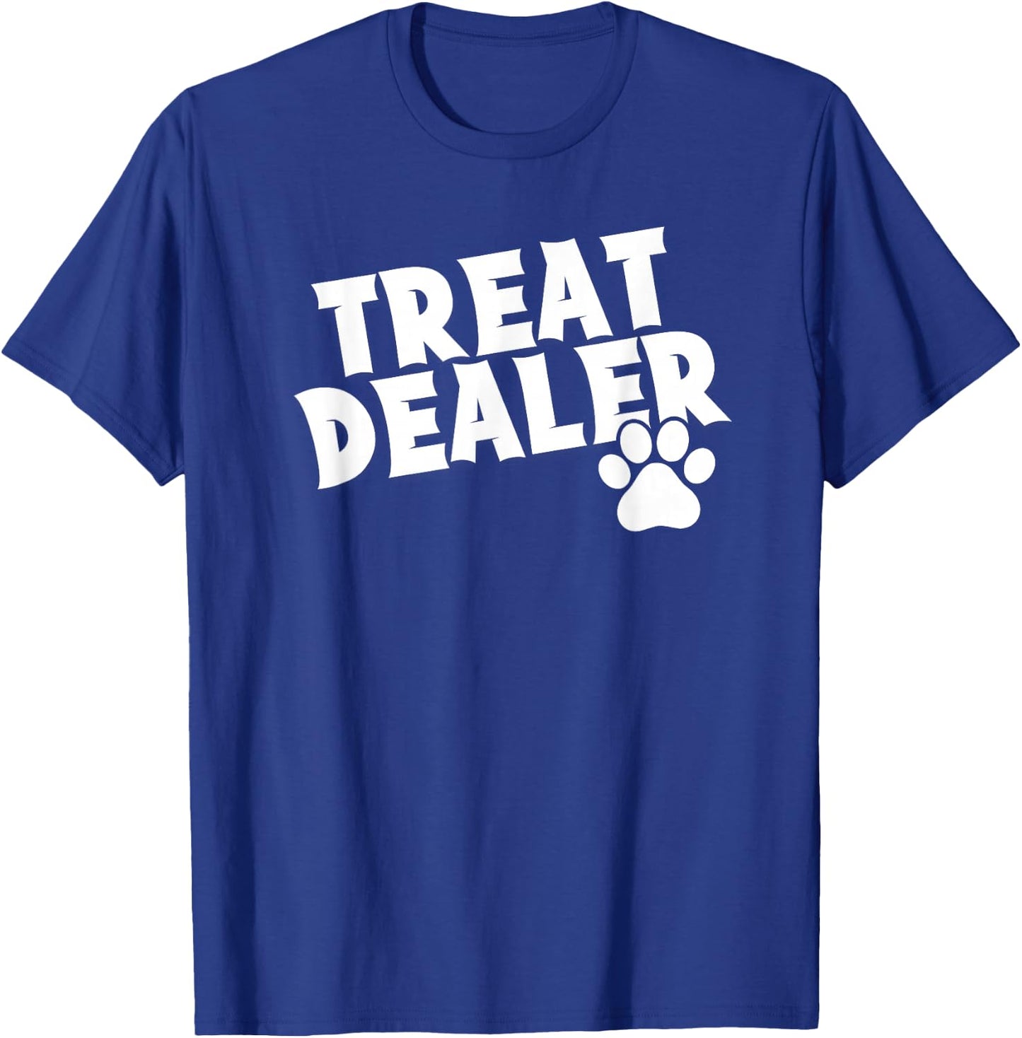 Delightfully Different World TREAT DEALER - -Adults & Kids - Black - Small - Short Sleeve - Classic Fit - Cotton 65%, Polyester 35% T-Shirt - T-Shirt | Royal