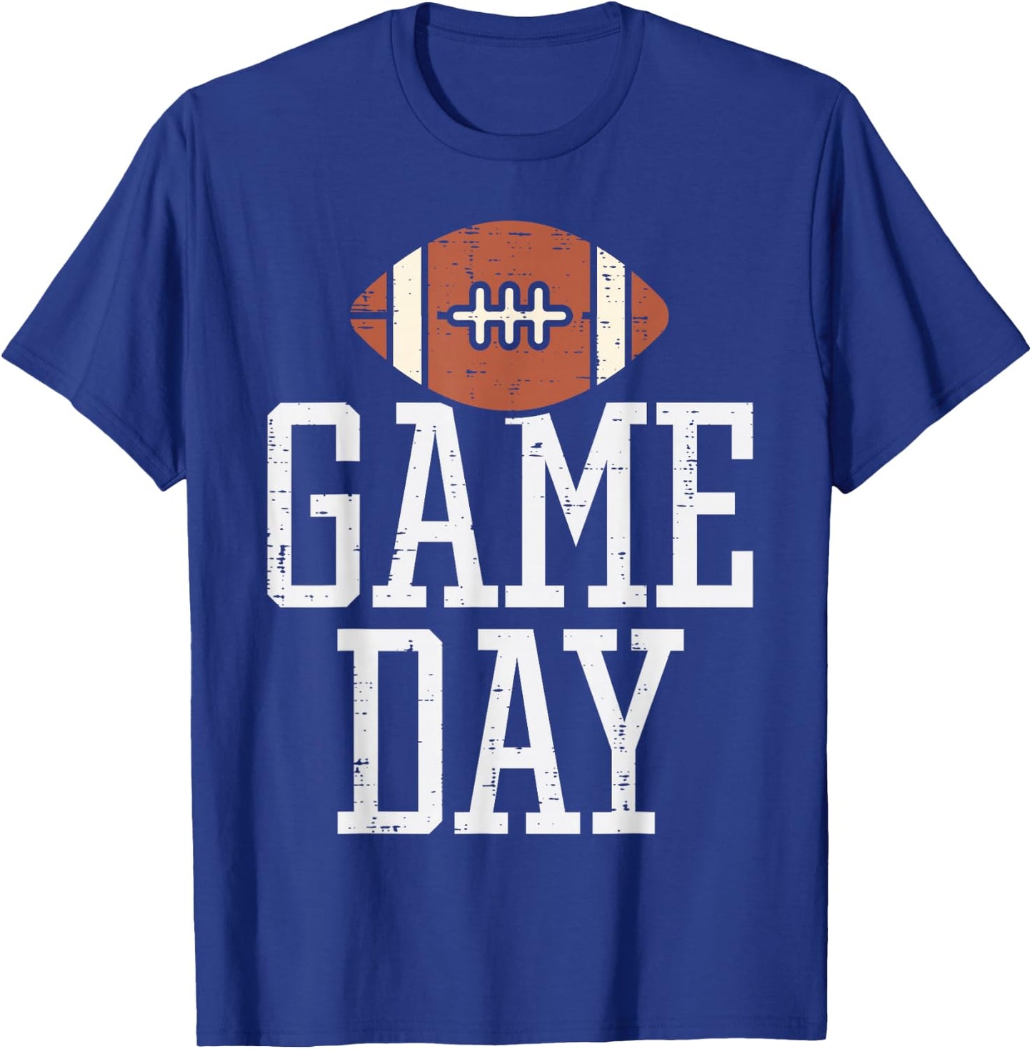 Game Day American Football Player Team Coach Men Women Boys T-Shirt - T-Shirt | Royal