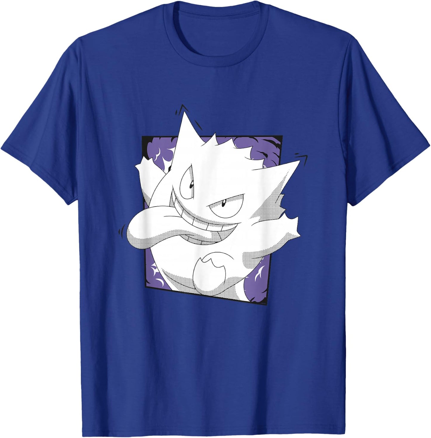 Pokémon Gengar Mischievous Face Tongue Out Vintage T-Shirt - T-Shirt | Royal