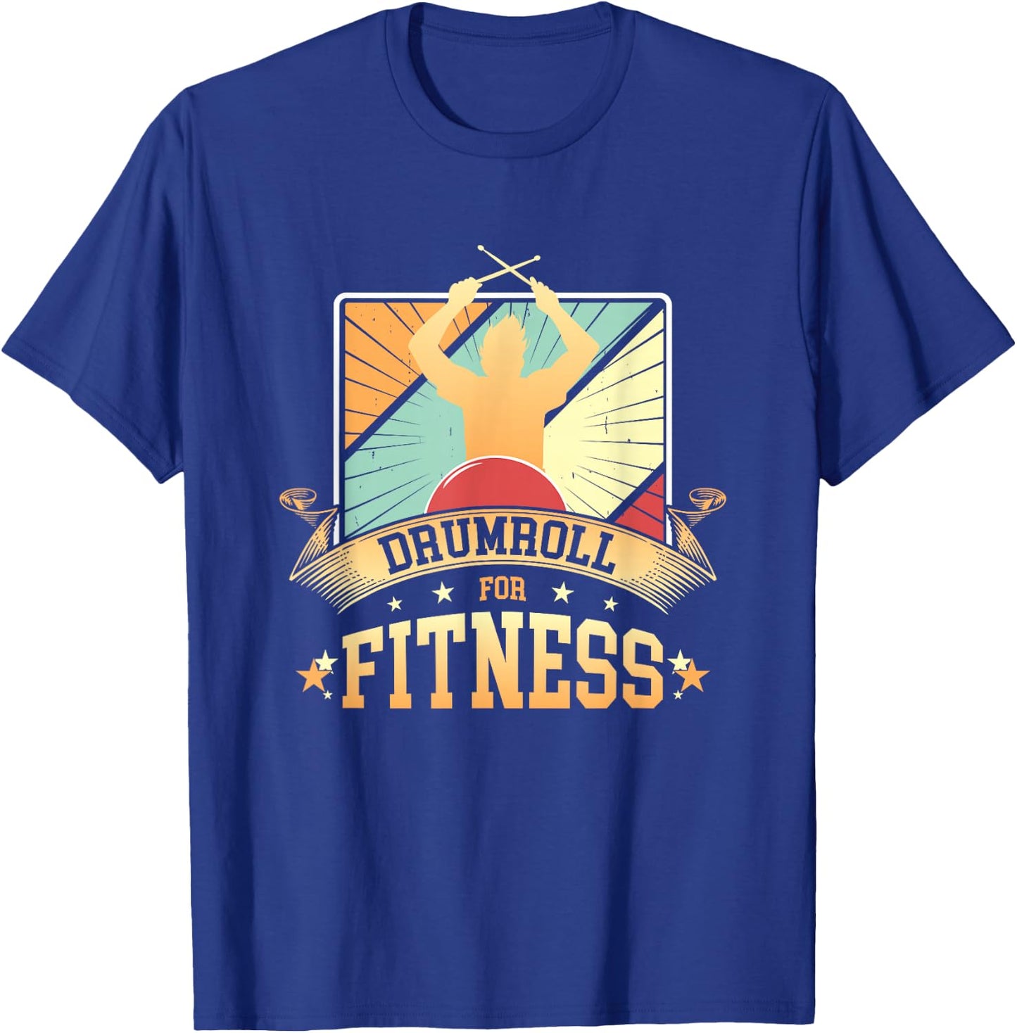 Cardio Drumming Gym Exercise Funny Fitness Class Workout T-Shirt - T-Shirt | Royal