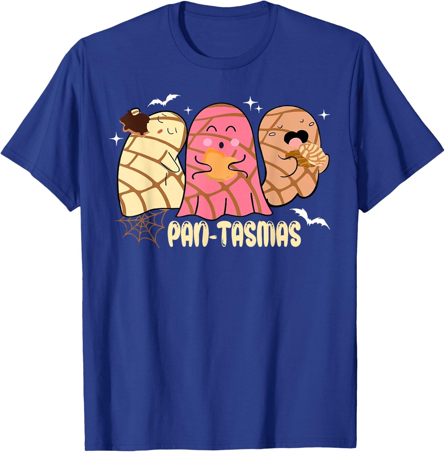 Pantasmas Ghost Funny Spooky Conchas Mexican Ghost Halloween T-Shirt - T-Shirt | Royal