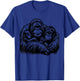 Vintage Orangutan Primate monkey adorable family funny T-Shirt - T-Shirt | Royal