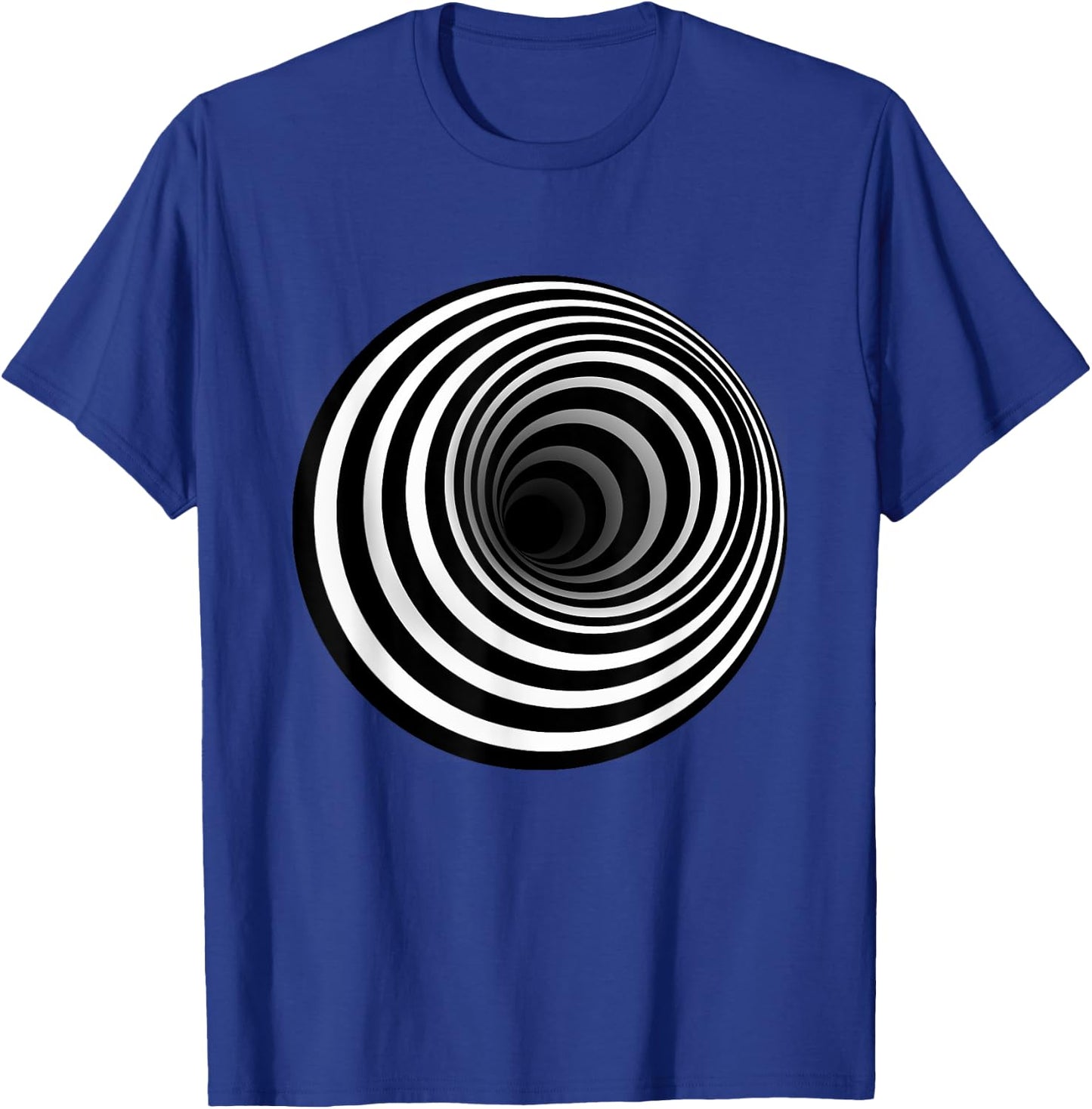 Black Hole, Optical Illusion T-Shirt - T-Shirt | Royal