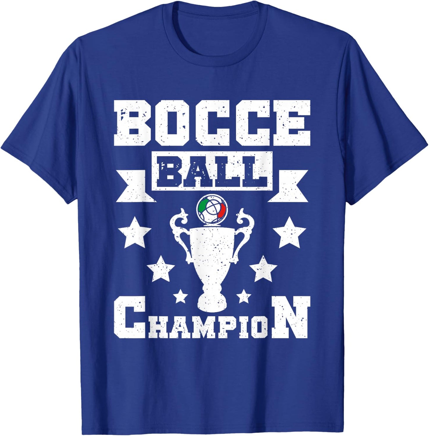 Bocce Ball Champion T-Shirt - T-Shirt | Royal