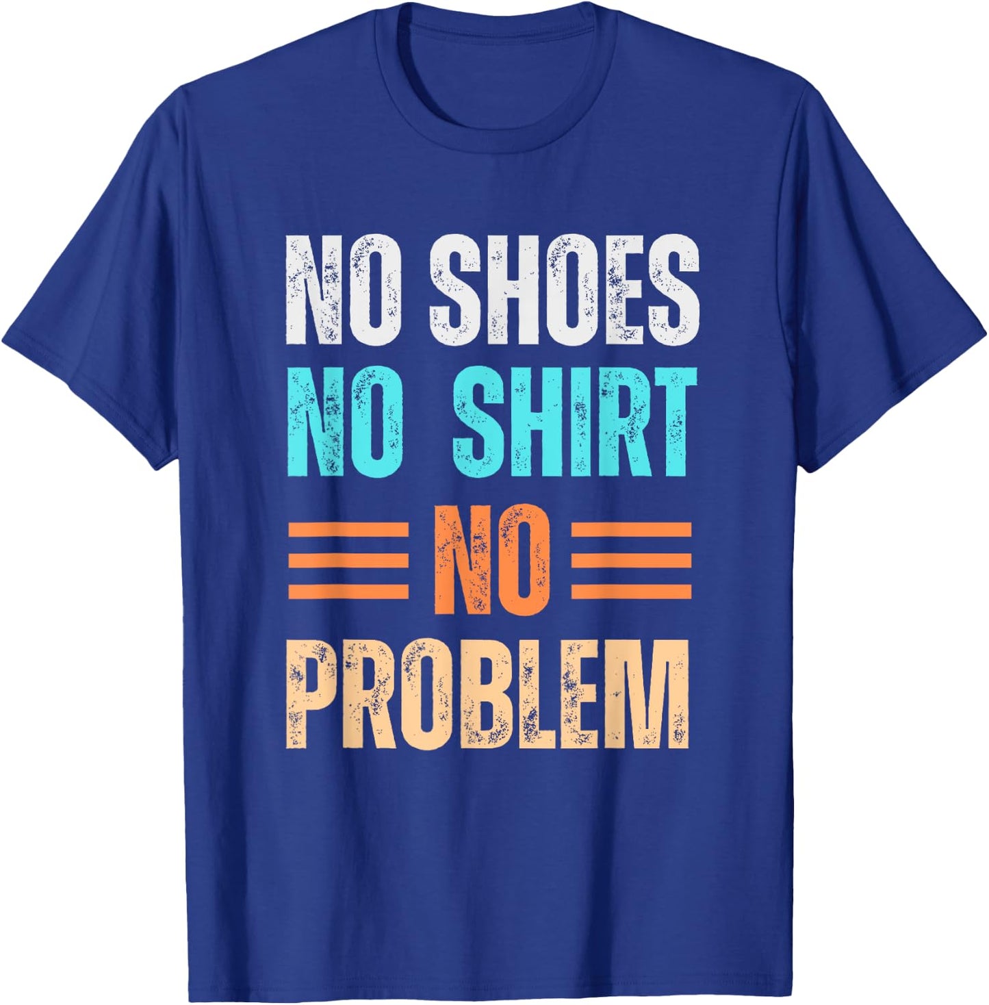 No Shoes Shirt No Problem Coconut Tree Country Music T-Shirt - T-Shirt | Royal