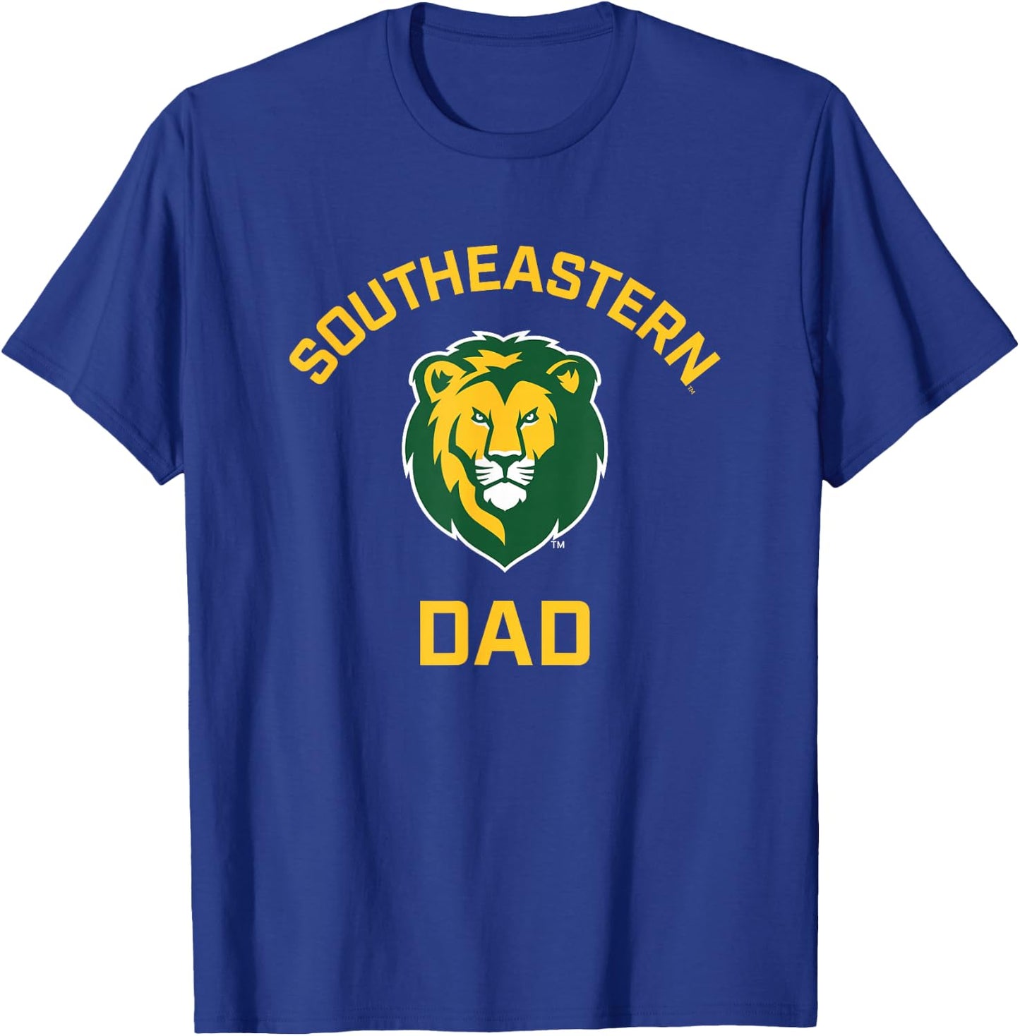 Southeastern Louisiana University Lions Arched Dad T-Shirt - T-Shirt | Royal