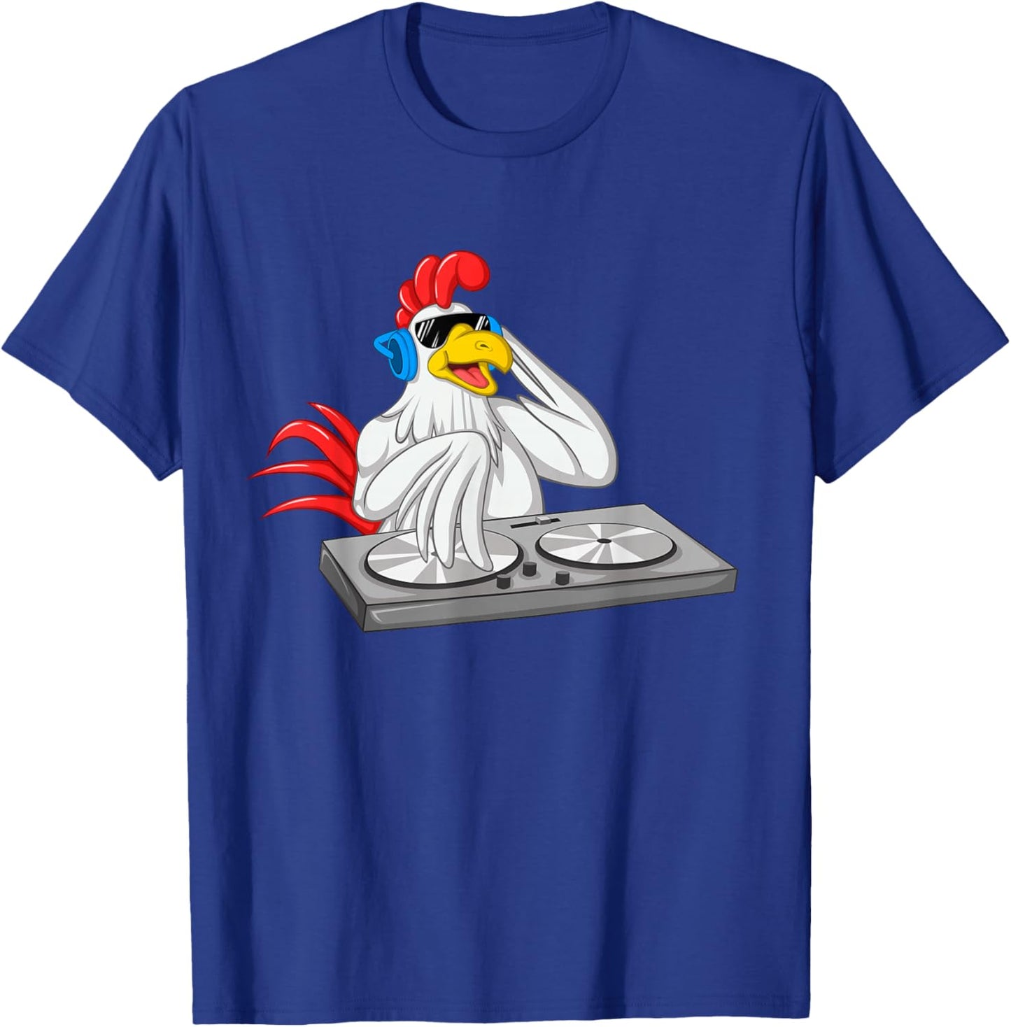 Funny DJ Art Men Women Music Producer Disc Jockey Lover DJ T-Shirt - T-Shirt | Royal