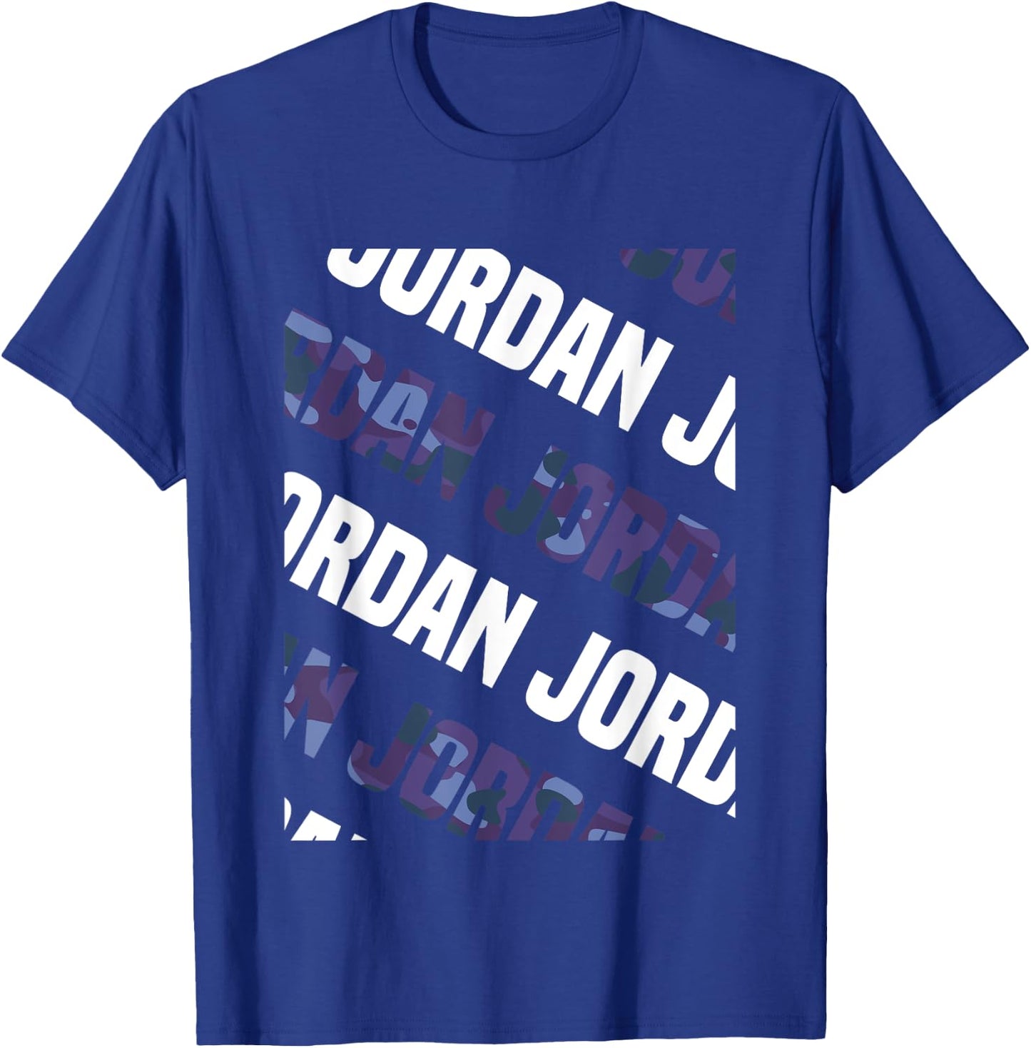 Jordan Camo Pattern Purple Camouflage T-Shirt - T-Shirt | Royal