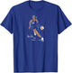 A'ja Wilson: Superstar Pose - Las Vegas Basketball T-Shirt - T-Shirt | Royal