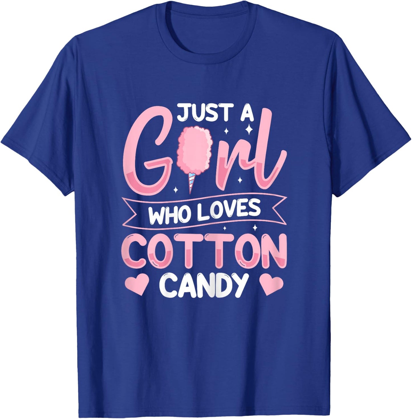 Cotton Candy Stick Design for a Cotton Candy girl T-Shirt - T-Shirt | Royal