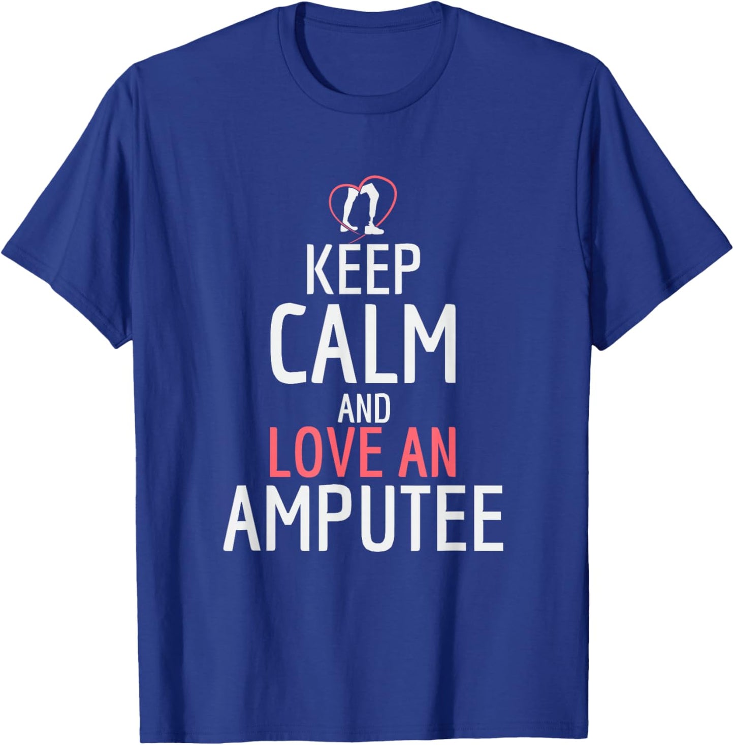 Funny Amputee - Love An Amputee T-Shirt - T-Shirt | Royal