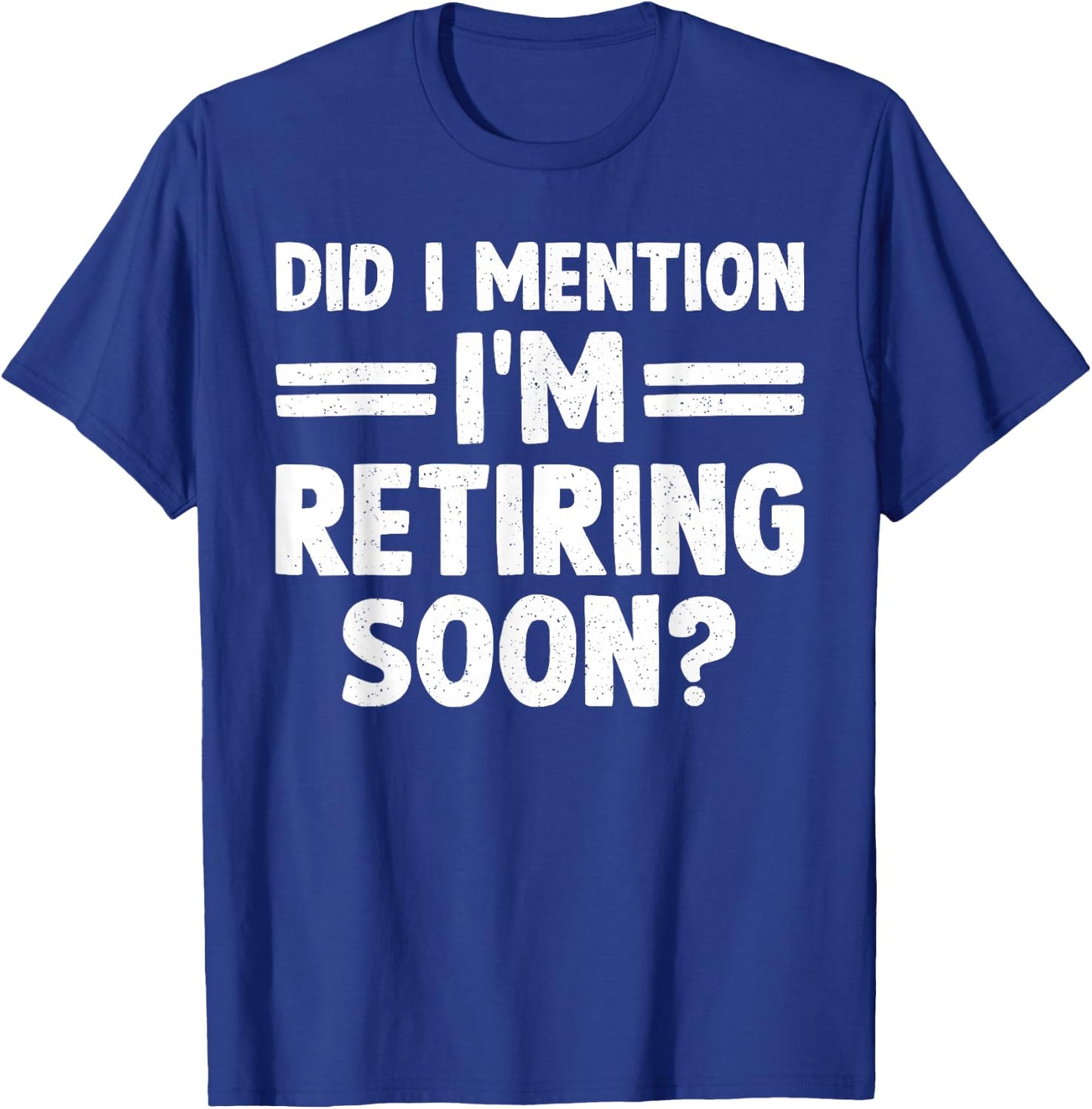 Unique Retirement Art Women Grandma Grandpa Retired T-Shirt - T-Shirt | Royal