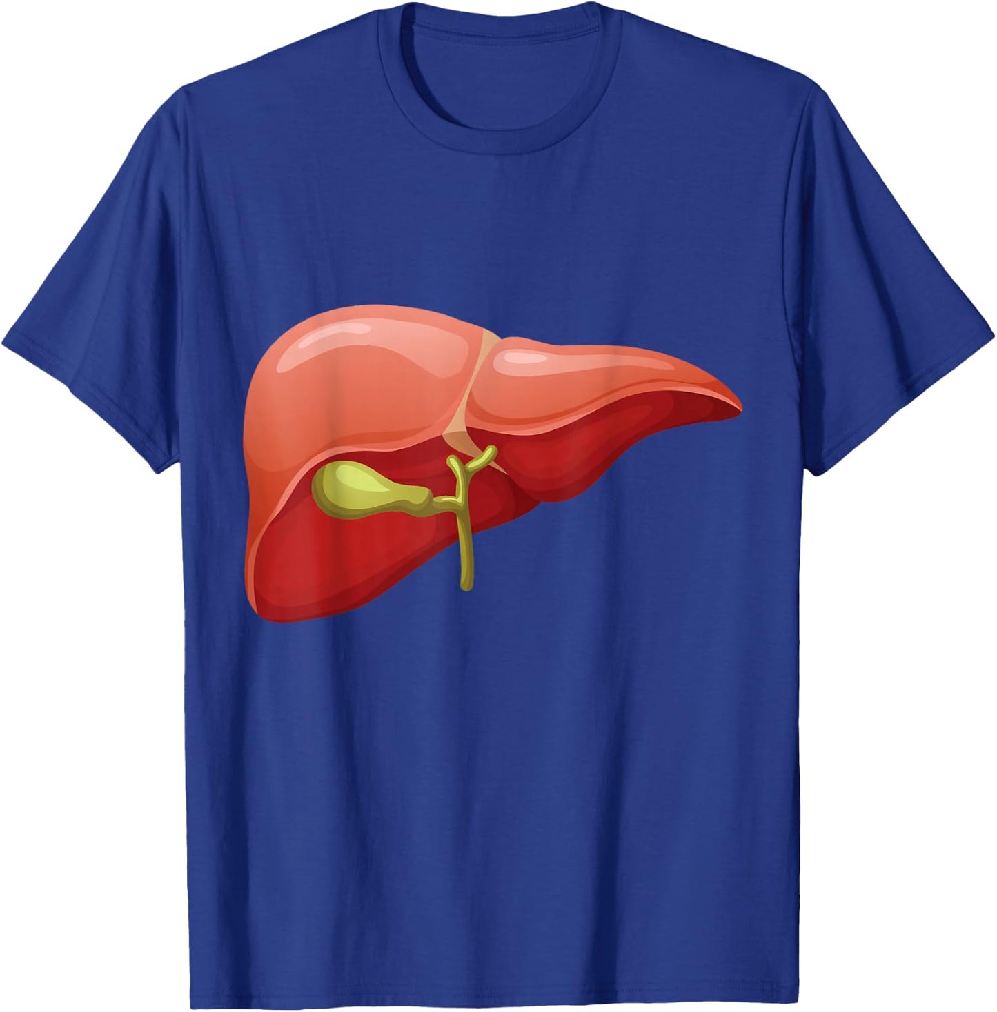 Human Body Organs Anatomy Group Costumes - Liver Costume T-Shirt - T-Shirt | Royal