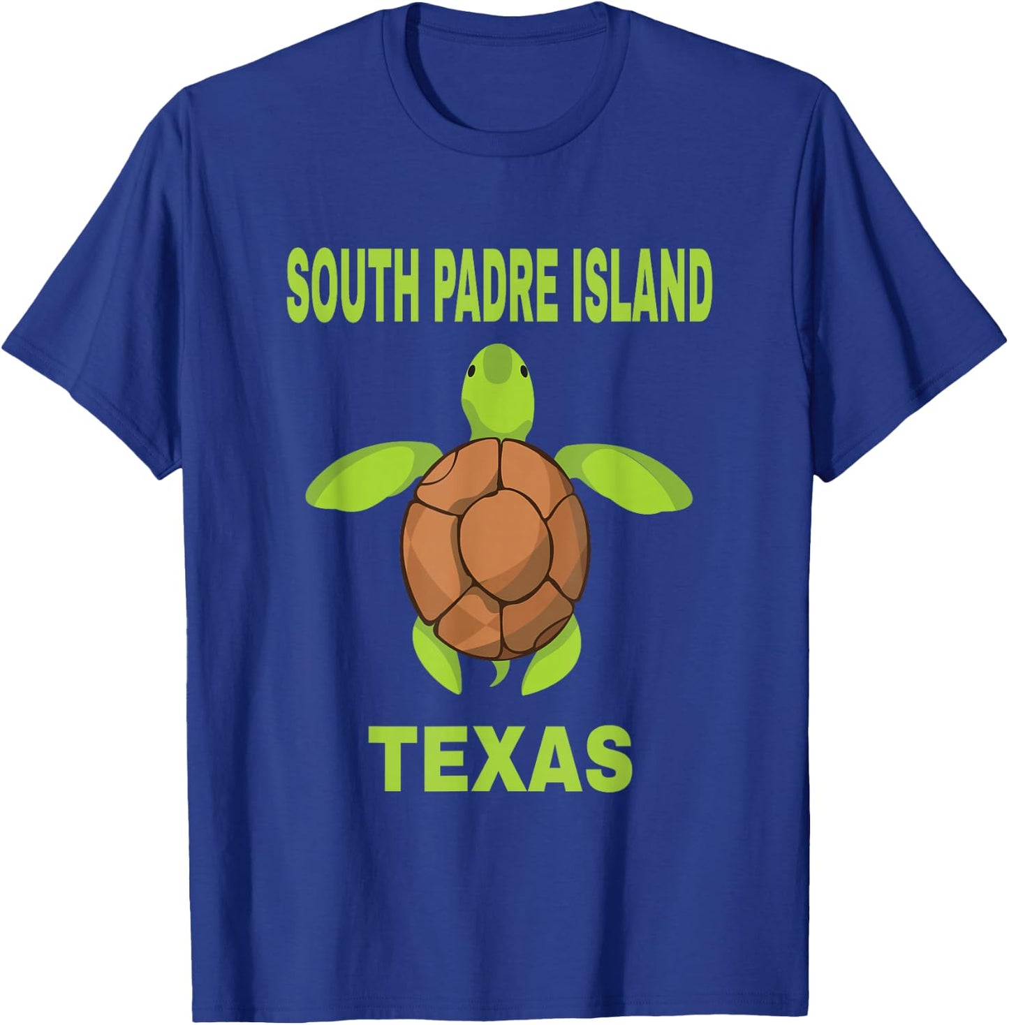 South Padre Island Family Vacation Texas Sea Turtle T-Shirt - T-Shirt | Royal