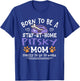 Born To Be A Pitsky Mom Funny Husky Pit Humor T-Shirt - T-Shirt | Royal