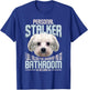 Personal Stalker Dog Funny Stubborn Maltese Dog Gift Men Women T-Shirt - T-Shirt | Royal