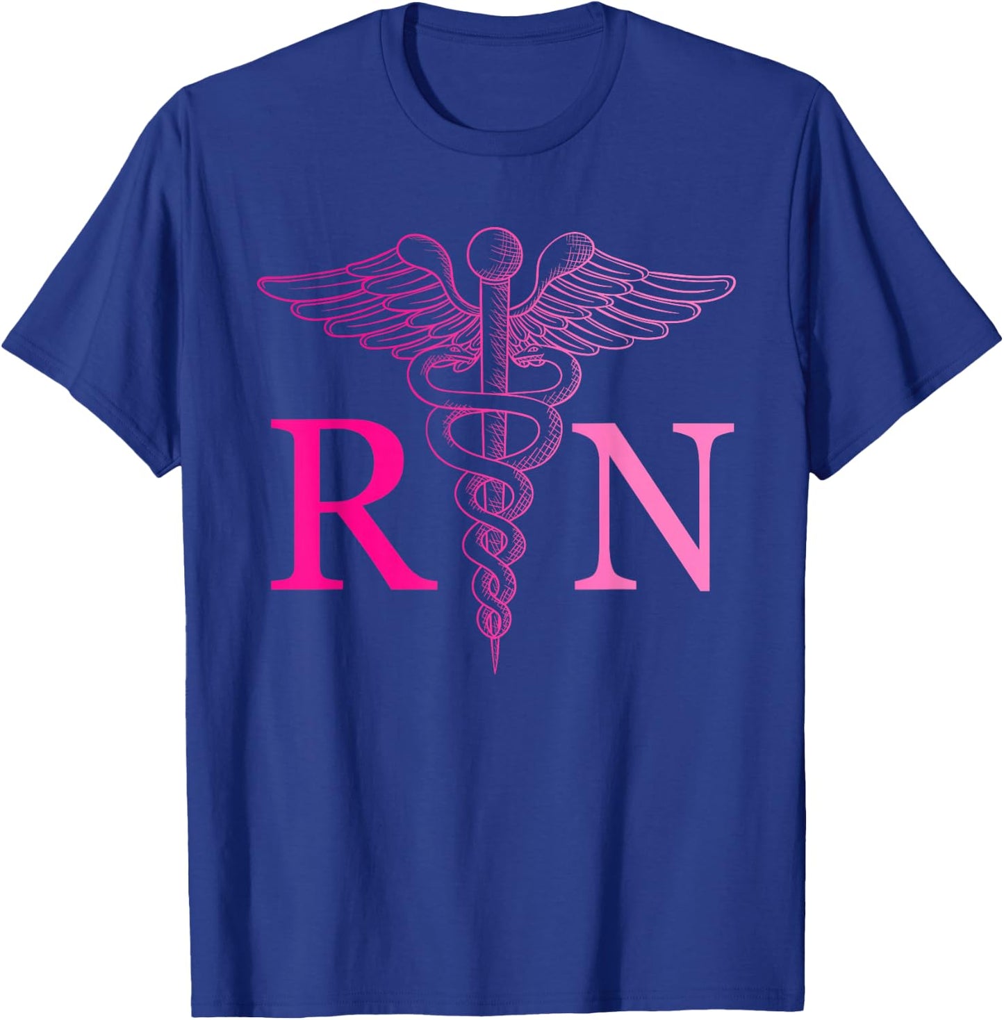 Registered Nurse Appreciation Pink RN Nursing Tie Dye Nurse T-Shirt - T-Shirt | Royal