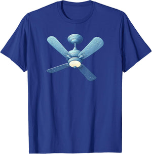 Ceiling Fan T-Shirt - T-Shirt | Royal