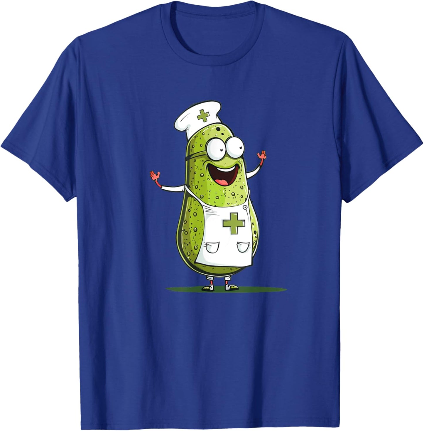Happy Nurse Pickle Costume for Boys and Girls T-Shirt - T-Shirt | Royal